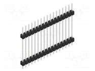 Connector: pin strips; pin header; male; PIN: 17; 3A; 250V; THT; 1x17 FISCHER ELEKTRONIK