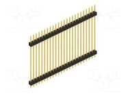 Connector: pin strips; pin header; male; PIN: 24; 3A; 250V; THT; 1x24 FISCHER ELEKTRONIK
