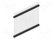 Connector: pin strips; pin header; male; PIN: 21; 3A; 250V; THT; 1x21 FISCHER ELEKTRONIK