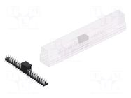 Connector: pin strips; pin header; male; PIN: 44; 3A; 250V; SMT; 2x22 FISCHER ELEKTRONIK