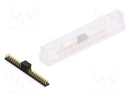 Connector: pin strips; pin header; male; PIN: 46; 3A; 250V; SMT; 2x23 FISCHER ELEKTRONIK