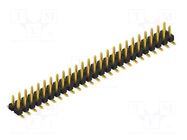 Connector: pin strips; pin header; male; PIN: 50; 3A; 250V; SMT; 2x25 FISCHER ELEKTRONIK