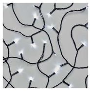 LED Christmas chain, 2.8 m, 3x AA, outdoor and indoor, cool white, timer, EMOS