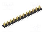Connector: pin strips; pin header; male; PIN: 52; 3A; 250V; SMT; 2x26 FISCHER ELEKTRONIK