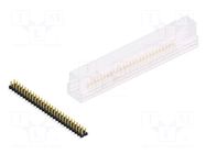Connector: pin strips; pin header; male; PIN: 54; 3A; 250V; SMT; 2x27 FISCHER ELEKTRONIK