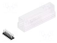 Connector: pin strips; pin header; male; PIN: 14; 3A; 250V; SMT; 2x7 FISCHER ELEKTRONIK