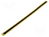 ESD shoe grounder; ESD; black,yellow; 1MΩ ELME
