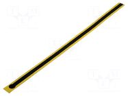 ESD shoe grounder; ESD; black,yellow; 1MΩ ELME