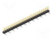 Connector: pin strips; pin header; male; PIN: 23; SLY 7 SMD; 3A FISCHER ELEKTRONIK