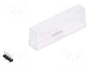 Connector: pin strips; pin header; male; PIN: 4; 3A; 100V; SMT; 2mm FISCHER ELEKTRONIK