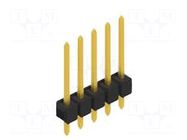 Connector: pin strips; pin header; male; PIN: 5; THT; 3A; 250V; SL 11 FISCHER ELEKTRONIK