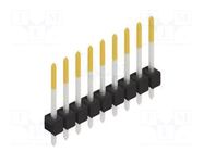 Connector: pin strips; pin header; male; PIN: 9; THT; 3A; 250V; SL 11 FISCHER ELEKTRONIK