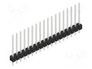 Connector: pin strips; pin header; male; PIN: 18; THT; 3A; 250V; 1x18 FISCHER ELEKTRONIK