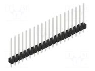 Connector: pin strips; pin header; male; PIN: 20; THT; 3A; 250V; 1x20 FISCHER ELEKTRONIK