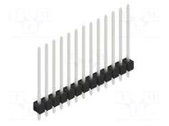 Connector: pin strips; pin header; male; PIN: 13; THT; 3A; 250V; 1x13 FISCHER ELEKTRONIK