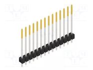 Connector: pin strips; pin header; male; PIN: 14; THT; 3A; 250V; 1x14 FISCHER ELEKTRONIK