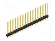 Connector: pin strips; pin header; male; PIN: 25; THT; 3A; 250V; 1x25 FISCHER ELEKTRONIK