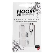 Noosy Adapter Nano Micro Sim 3in1 iPhone Set + key, Hurtel