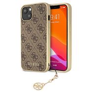 Guess GUHCP13MGF4GBR iPhone 13 6.1 &quot;brown / brown hardcase 4G Charms Collection, Guess