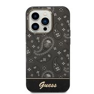 Guess Bandana Paisley iPhone 14 Pro 6.1&quot; Case - Black, Guess