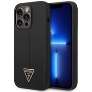 Guess GUHCP14LSLTGK iPhone 14 Pro 6.1&quot; black/black hardcase Silicone Triangle, Guess