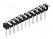 Connector: pin strips; pin header; male; PIN: 11; THT; 3A; 250V; SL 3 FISCHER ELEKTRONIK