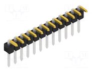 Connector: pin strips; pin header; male; PIN: 12; THT; 3A; 250V; SL 3 FISCHER ELEKTRONIK