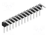 Connector: pin strips; pin header; male; PIN: 13; THT; 3A; 250V; SL 3 FISCHER ELEKTRONIK