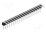 Connector: pin strips; pin header; male; PIN: 19; THT; 3A; 250V; SL 3 FISCHER ELEKTRONIK