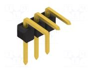 Connector: pin strips; pin header; male; PIN: 3; THT; 3A; 250V; SL 3 FISCHER ELEKTRONIK