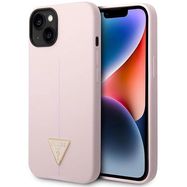 Guess Silicone Triangle Case for iPhone 14 6.1&quot; - Purple, Guess