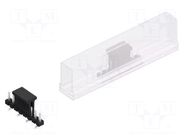 Connector: pin strips; pin header; male; PIN: 8; 3A; 250V; SMT; 1x8 FISCHER ELEKTRONIK