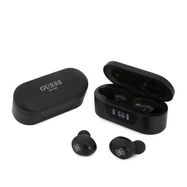 Guess GUTWST31EK TWS Bluetooth headphones + docking station - black, Guess