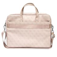 Guess Saffiano 4G Triangle Logo bag for a 16&#39;&#39; laptop - pink, Guess