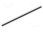 Connector: pin strips; pin header; male; PIN: 43; 3A; 100V; THT; 2mm FISCHER ELEKTRONIK