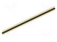 Connector: pin strips; pin header; male; PIN: 44; 3A; 100V; THT; 2mm FISCHER ELEKTRONIK