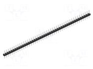 Connector: pin strips; pin header; male; PIN: 45; 3A; 100V; THT; 2mm FISCHER ELEKTRONIK