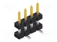 Connector: pin strips; pin header; male; PIN: 4; 3A; 100V; SMT; 2mm FISCHER ELEKTRONIK