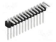 Connector: pin strips; pin header; male; PIN: 13; 1.5A; 125V; THT FISCHER ELEKTRONIK