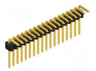 Connector: pin strips; pin header; male; PIN: 18; 1.5A; 125V; THT FISCHER ELEKTRONIK