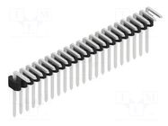Connector: pin strips; pin header; male; PIN: 22; 1.5A; 125V; THT FISCHER ELEKTRONIK