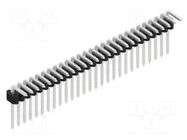 Connector: pin strips; pin header; male; PIN: 27; 1.5A; 125V; THT FISCHER ELEKTRONIK