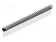 Connector: pin strips; pin header; male; PIN: 33; 1.5A; 125V; THT FISCHER ELEKTRONIK