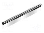Connector: pin strips; pin header; male; PIN: 36; 1.5A; 125V; THT FISCHER ELEKTRONIK