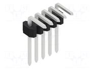 Connector: pin strips; pin header; male; PIN: 5; 1.5A; 125V; THT FISCHER ELEKTRONIK