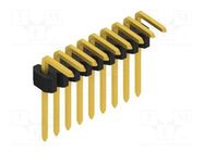 Connector: pin strips; pin header; male; PIN: 9; 1.5A; 125V; THT FISCHER ELEKTRONIK