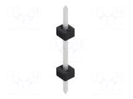 Connector: pin strips; pin header; male; PIN: 1; 3A; 100V; THT; 2mm FISCHER ELEKTRONIK