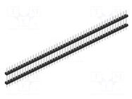 Connector: pin strips; pin header; male; PIN: 46; 3A; 100V; THT; 2mm FISCHER ELEKTRONIK