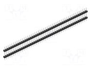 Connector: pin strips; pin header; male; PIN: 47; 3A; 100V; THT; 2mm FISCHER ELEKTRONIK