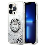 Karl Lagerfeld KLHCP14LLCRSGRS iPhone 14 Pro 6.1 "silver / silver hardcase Liquid Glitter RSG, Karl Lagerfeld